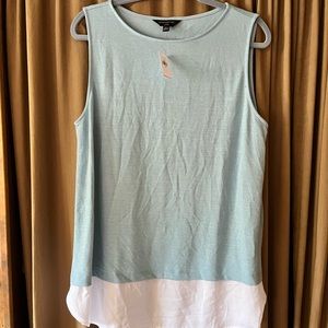Banana Republic sleeveless luxe spun blouse